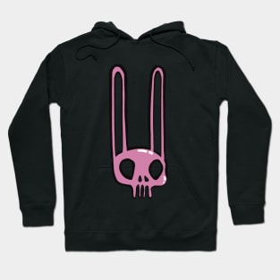 Pink Bunny Skull Hoodie